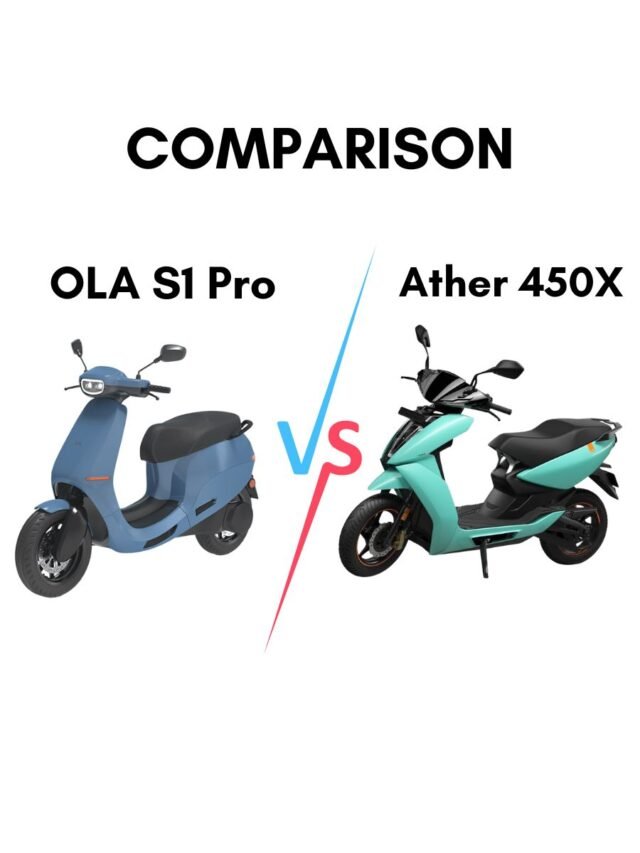 OLA S1 Pro vs Ather 450X Electric Scooter Comparison